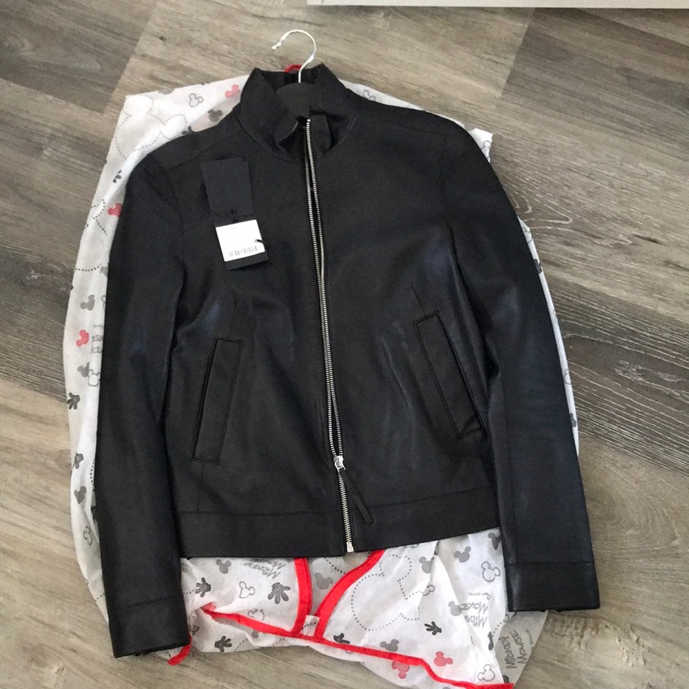 Massimo Dutti Nappa Leather Jacket